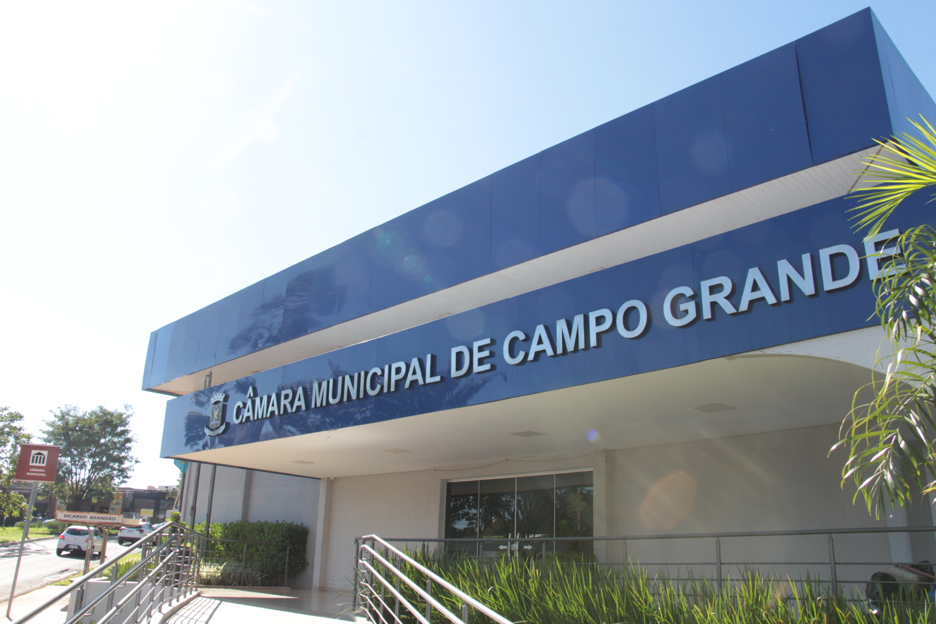 Fachada da Câmara Municipal de Campo Grande (Foto: Divulgação)