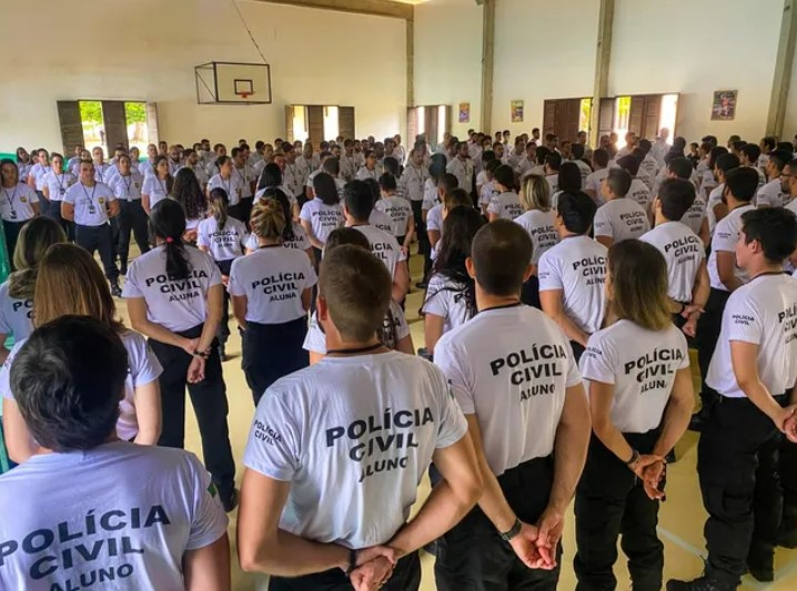 Alunos no CFP da PC RN (Foto: Divulgação/Sesed RN)