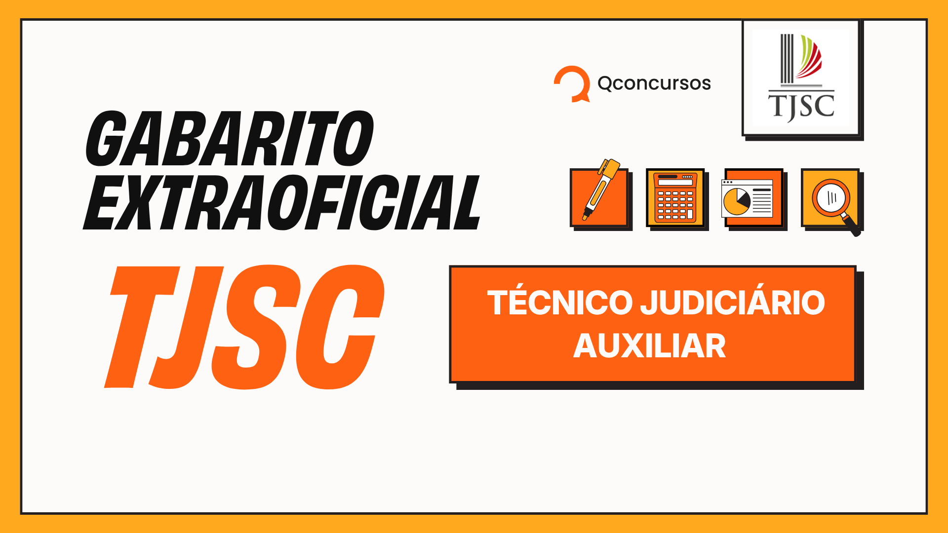 Concurso TJ SC: veja gabarito extraoficial do técnico judiciário