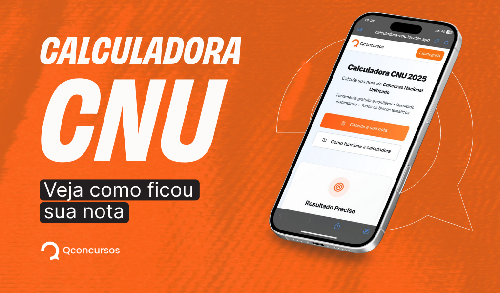 Calculadora CNU: veja como ficou a sua nota na prova | Folha Dirigida