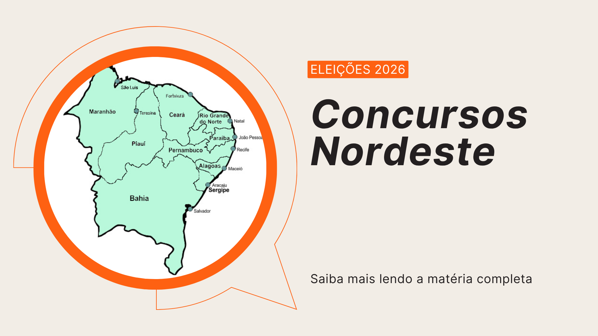 Concursos Nordeste: veja propostas dos eleitos e para o 2º turno