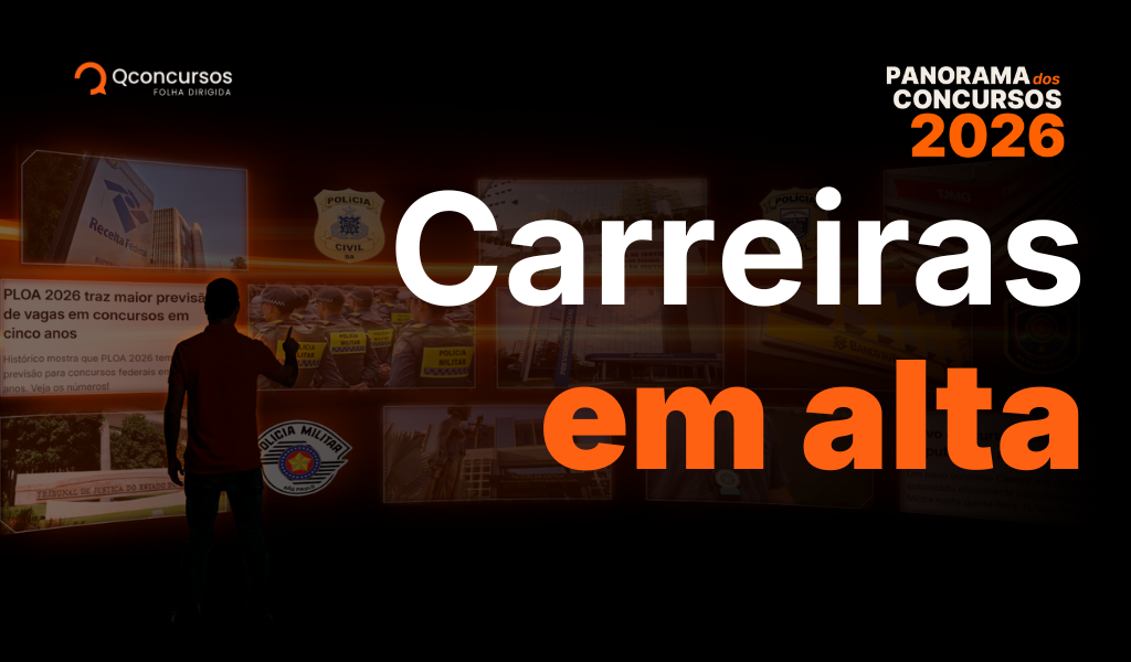 Concursos: qual carreira pública é a mais promissora em 2026? | Folha ...