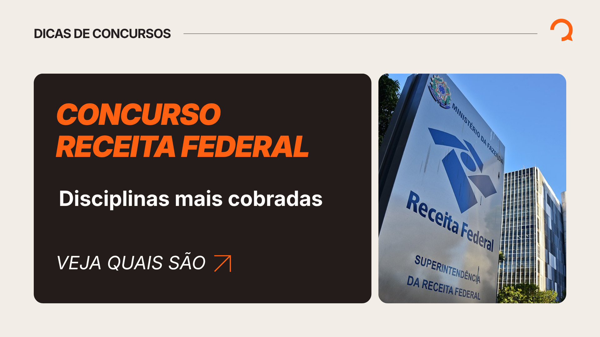 Concurso Receita Federal: veja o percentual do que mais cai